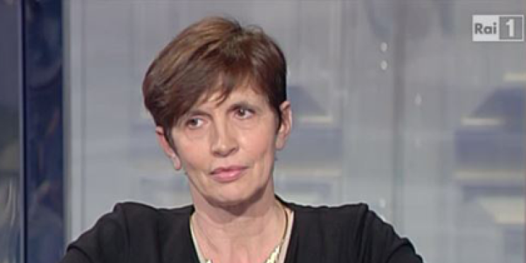 Michèle Léridon, Directrice du bureau de Rome, a participé le 14 janvier 2014, à l’émission Porta a Porta de la Rai Uno